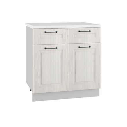 Кухня Модуль С2ЯШ 800 Капри Липа белый