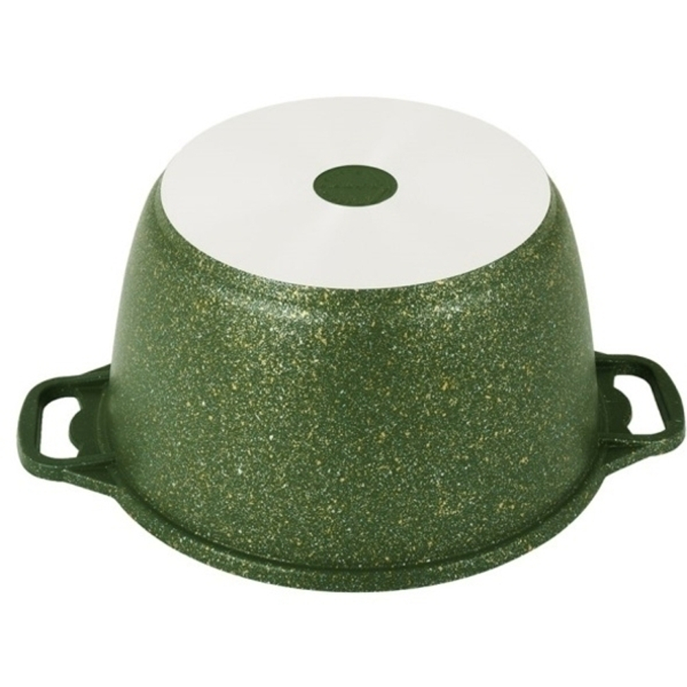 Кастрюля 6л со стеклянной крышкой, АП линия «Trendy style» ( malachite)