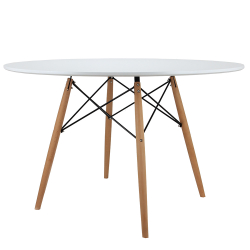 Стол Eames диам.100см, белый