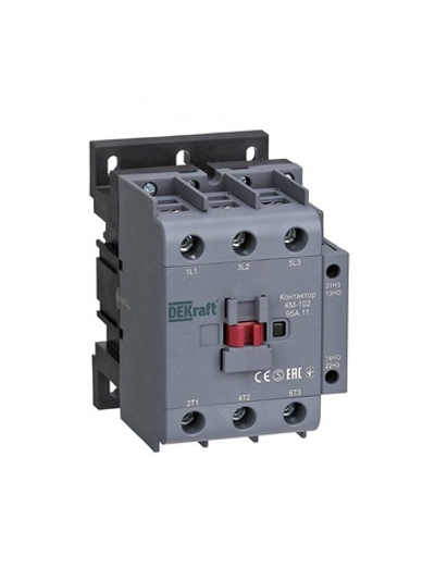 Контактор КМ-102 3п 95А кат. 230В AC 1НО+1НЗ AC-3 AC-4 DEKraft 22010DEK