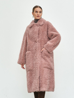 Шуба женская чебурашка тедди эко, SilverFox (арт. S1046cb)