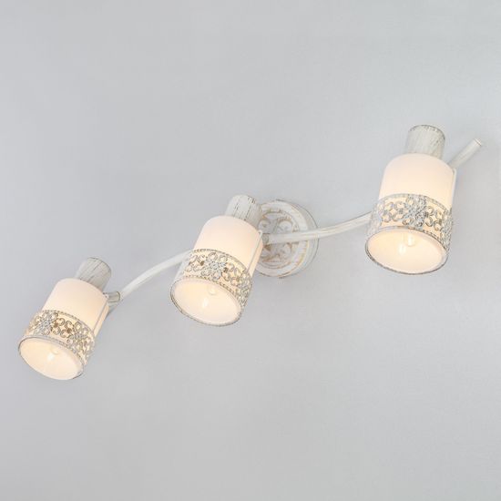 20025/3 / настенный светильник /   белый с золотом