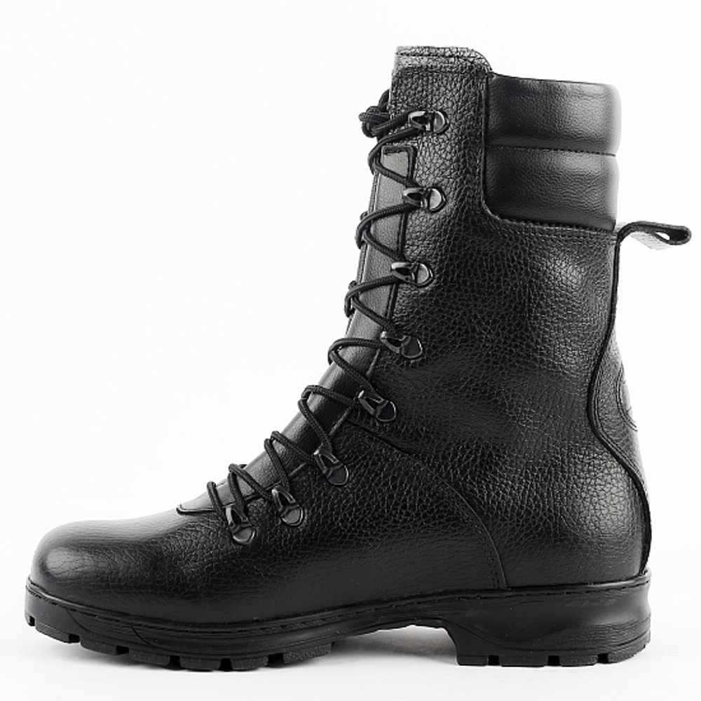 Берцы демисезонные ДОФ 5025-01 уставные из хромовой кожи