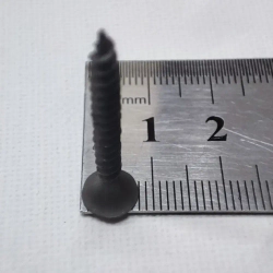 Шуруп - саморез 3,5*32мм универсальный - 50 штук (по металлу, дереву, гипсокартону) шлиц Ph-2 (цвет - черный)