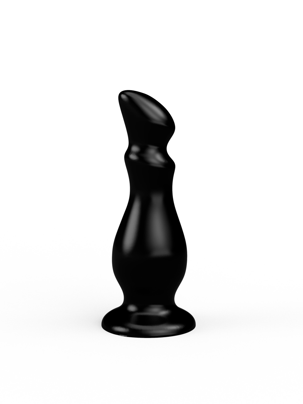 Анальный плаг-массажёр LOVETOY черный, ПВХ