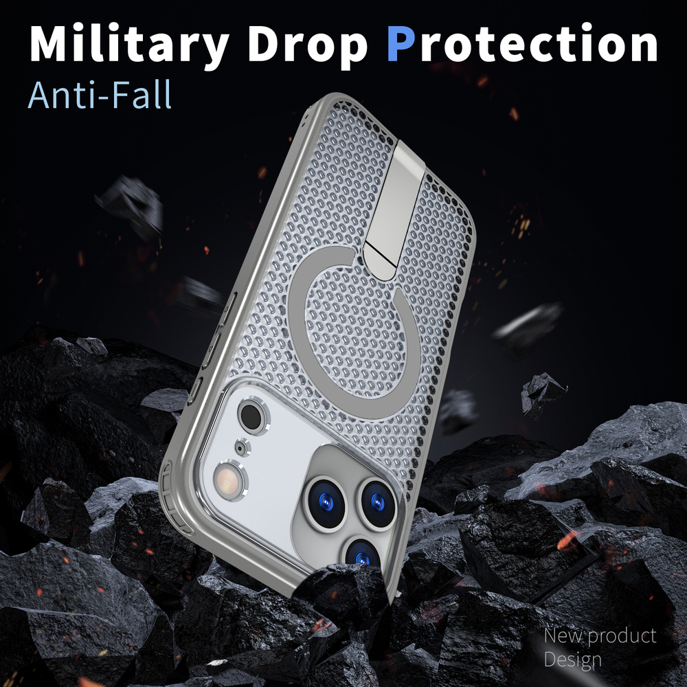 Прозрачный чехол Mesh Pro Magnetic Case для iPhone 17 Pro