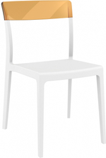 Стул пластиковый Siesta Contract Flash, белый, янтарный
