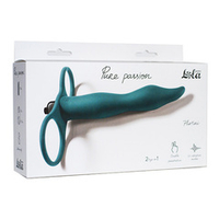 Вибронасадка 15,9см для двойного проникновения Lola Games Pure Passion Flirtini Green 1204-03lola