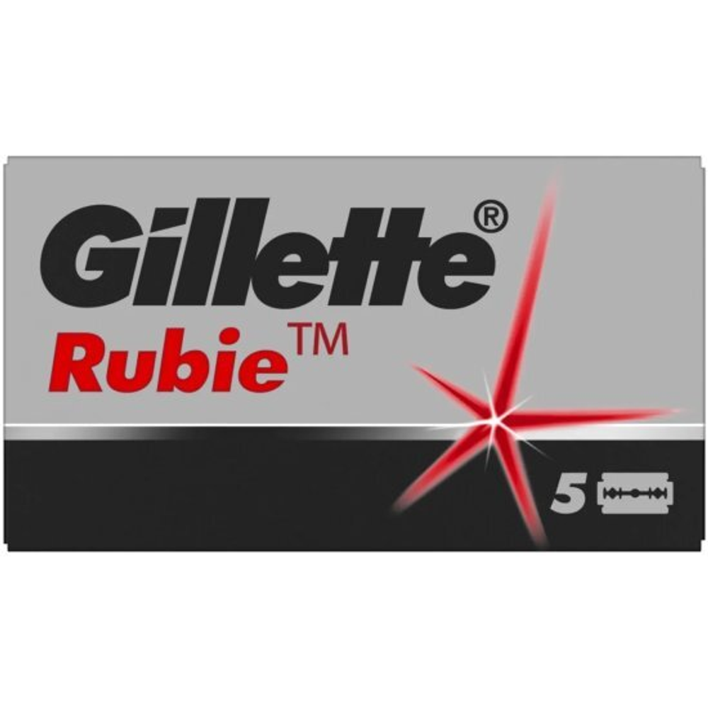 Gillette Rubie Platinum Plus Лезвия, двусторонние 5 шт
