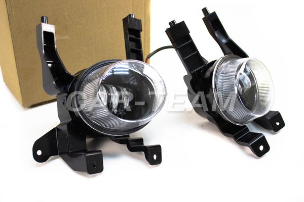 Противотуманные фары (ПТФ) линзованные "Sal-Man" на Opel Astra, Vectra, Zafira (арт. 01453) (3 диода LED 50W)