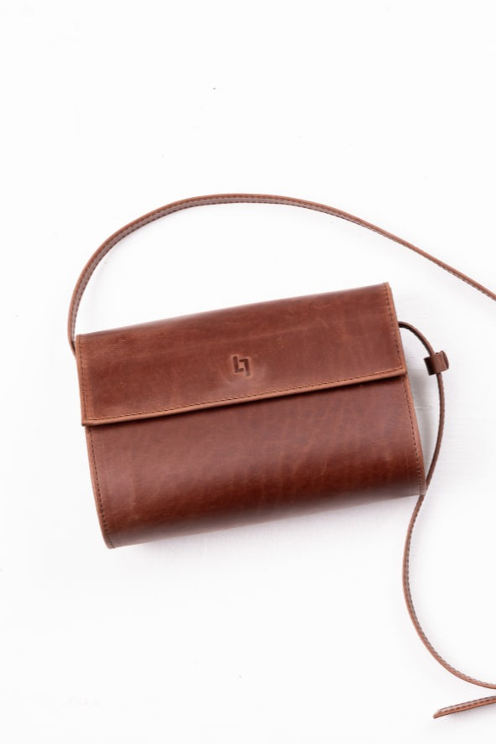 Louis Lefevre Сумка женская натуральная кожа через плечо маленькая охра