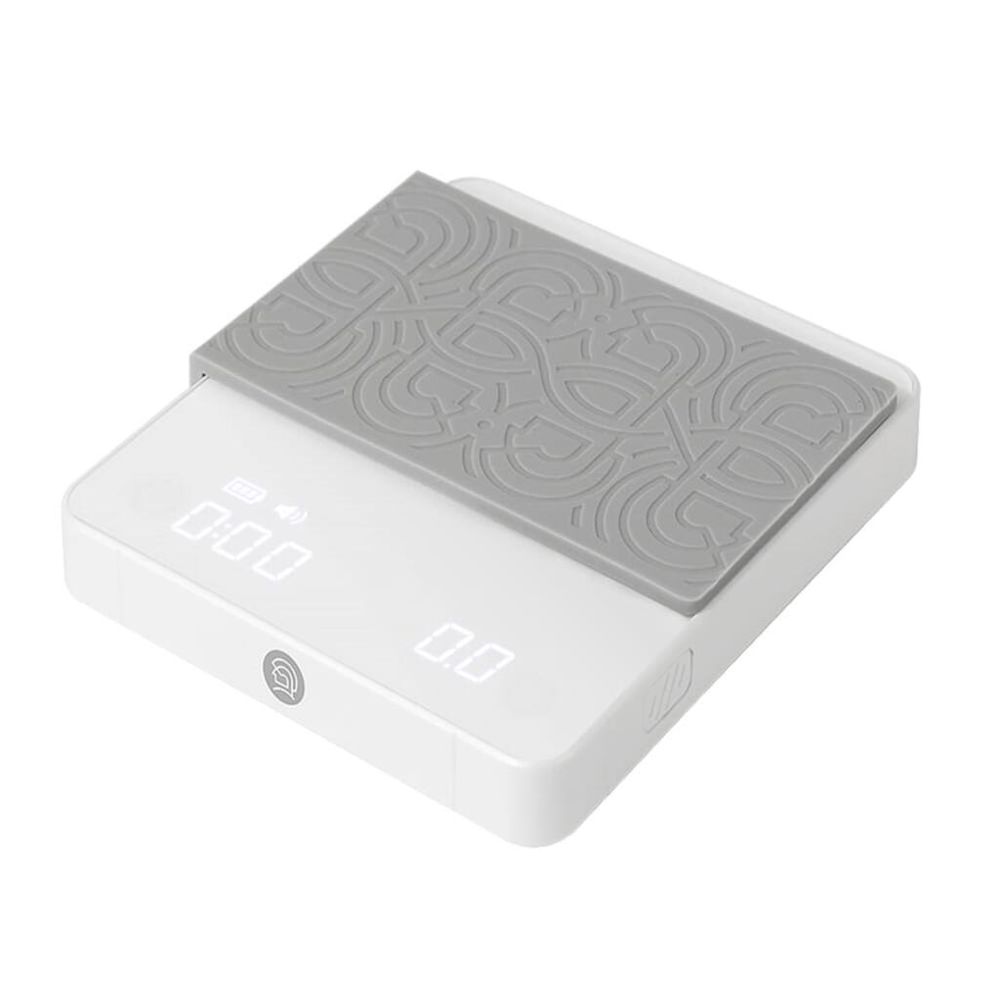 Весы кофейные портативные MINI SCALE (POUR-OVER&ESPRESSO) белые 0,2-2000гр батарея 1800mAH ZeroHero