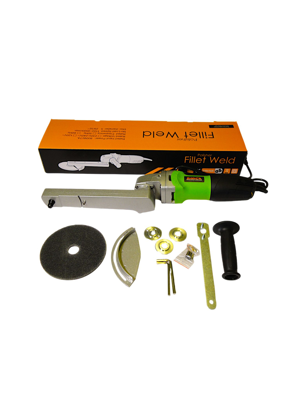 Шлифовальная машина для зачистки угловых сварных швов MY3019 Sinica