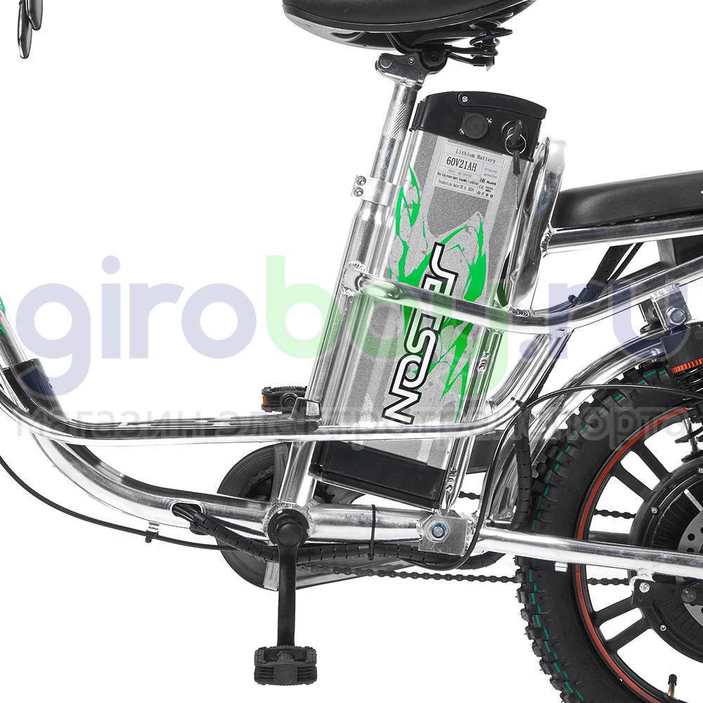 Электровелосипед Jetson Pro Max Ultra Plus Silver (60V/21Ah) 2024 года фото №5