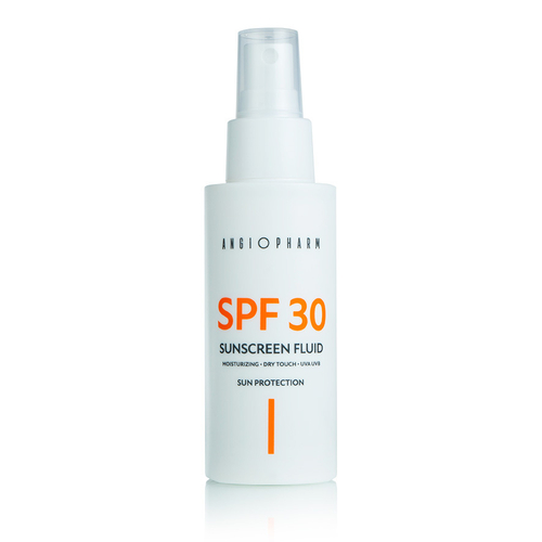 СОЛНЦЕЗАЩИТНЫЙ ФЛЮИД SPF 30 АНГИОФАРМ, 100 мл
