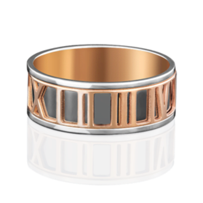 Обручальное кольцо из комбинированного золота 01-4914-00-000-1111-18
