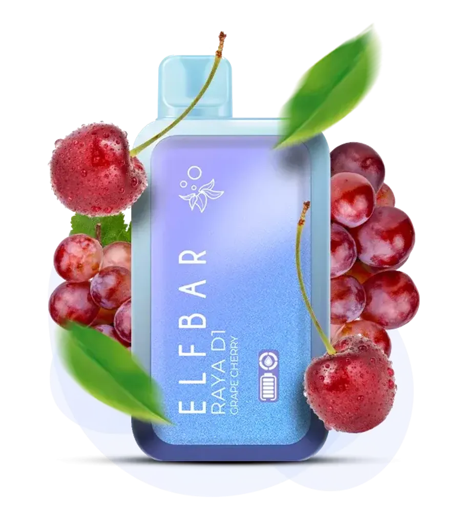 ELF BAR RAYA D1 - Grape Cherry (5% nic)