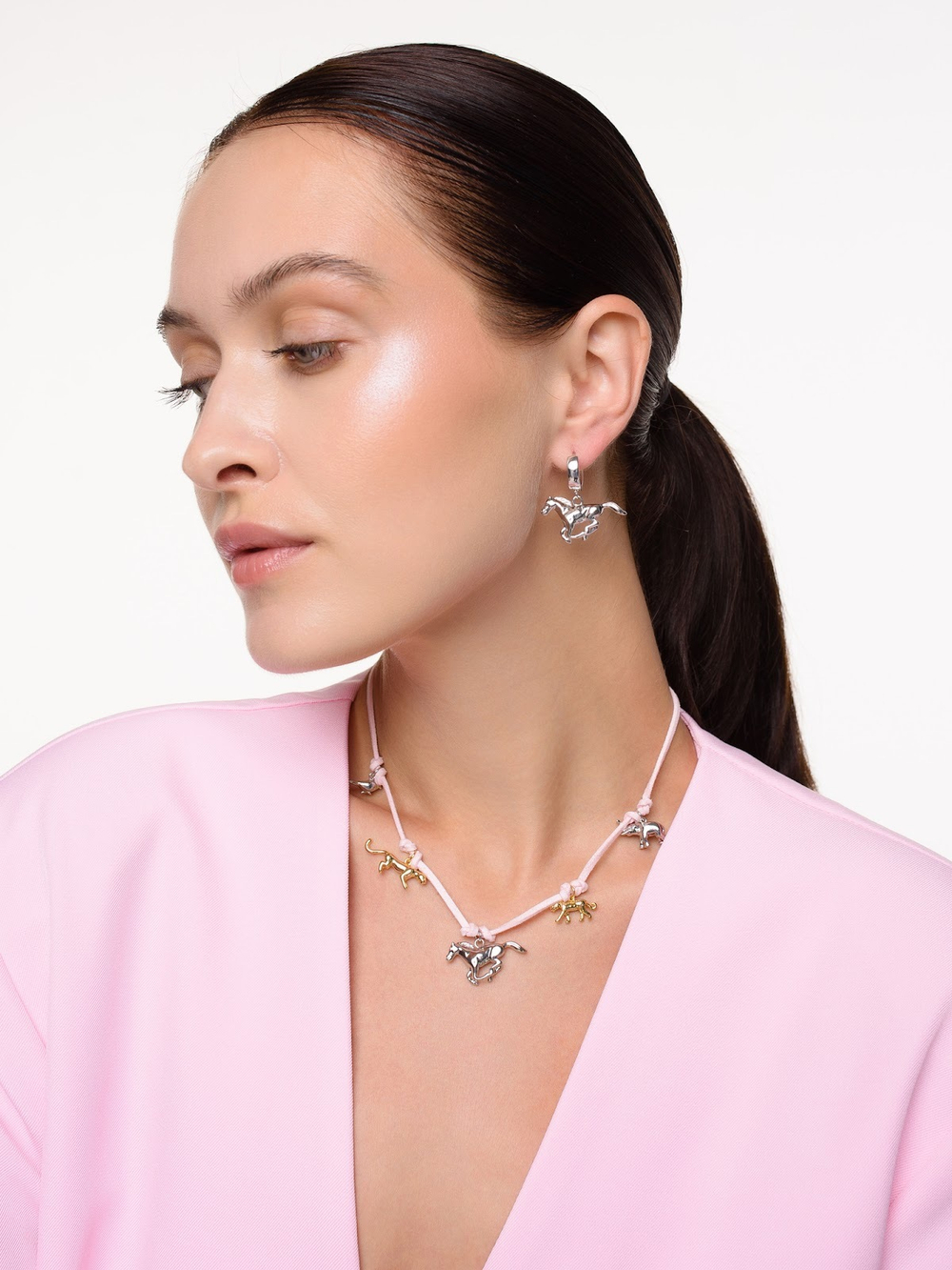 Чокер "Animals" Pink New