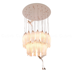 Люстра Cloyd ARGANA C30 / Ø60 см - керамика - E14 - белый (арт.11236)