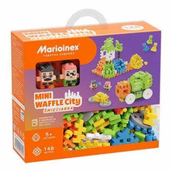 Конструктор Marioinex Mini Waffle City Мусоровоз 148 деталей