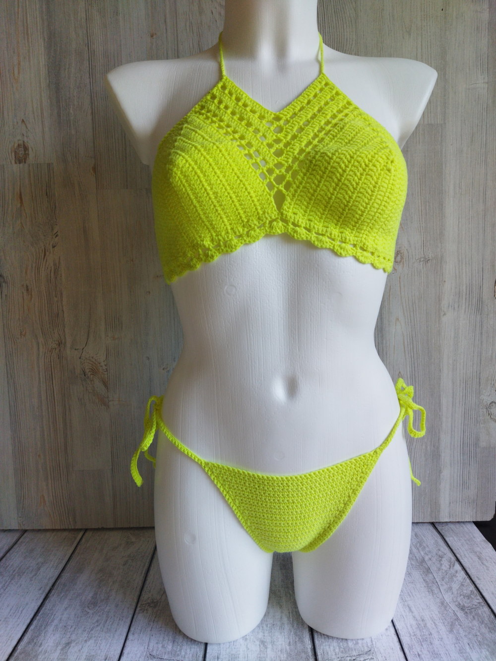 Вязаный купальник