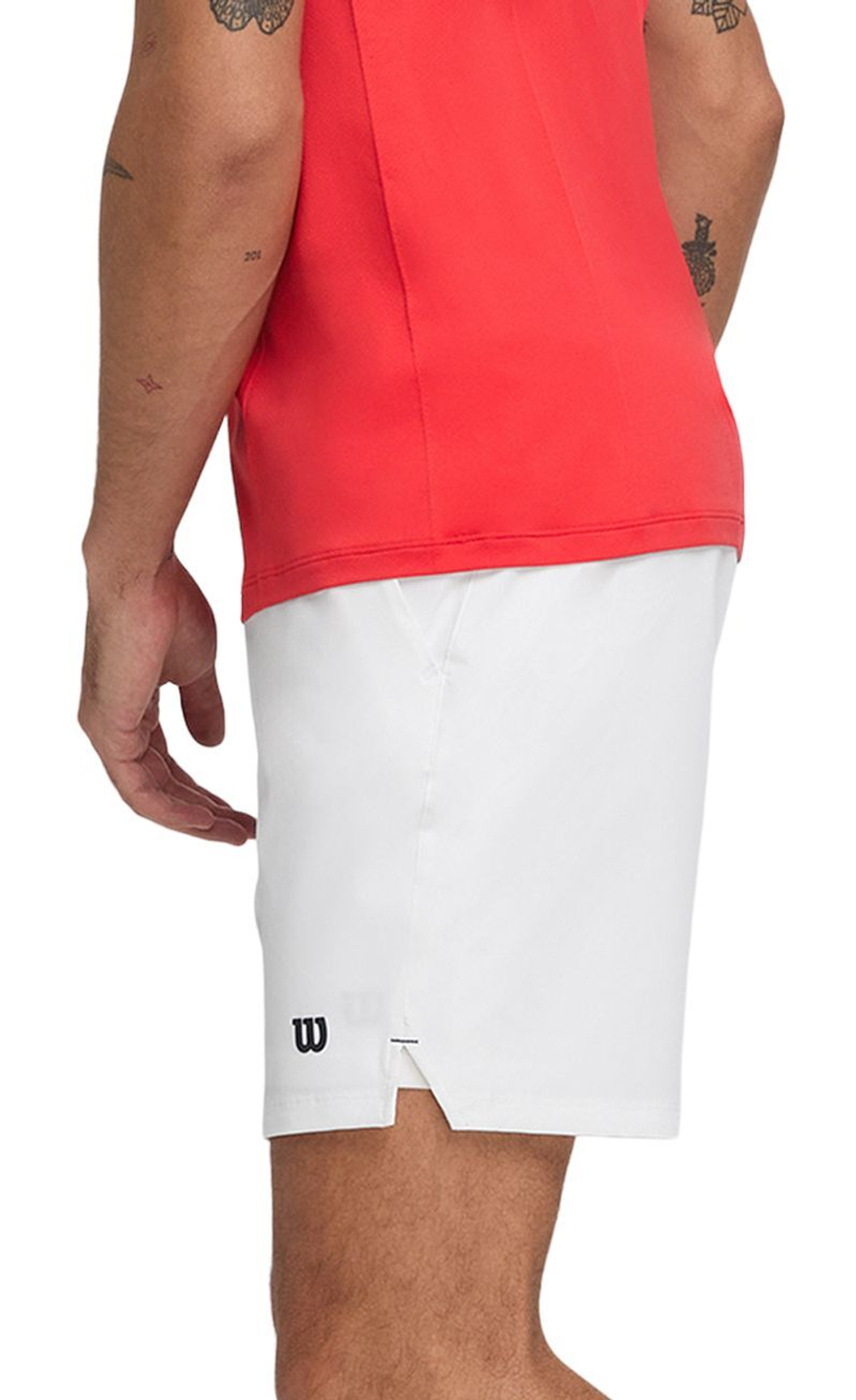 Мужские теннисные шорты Wilson Team Short 7" - белый