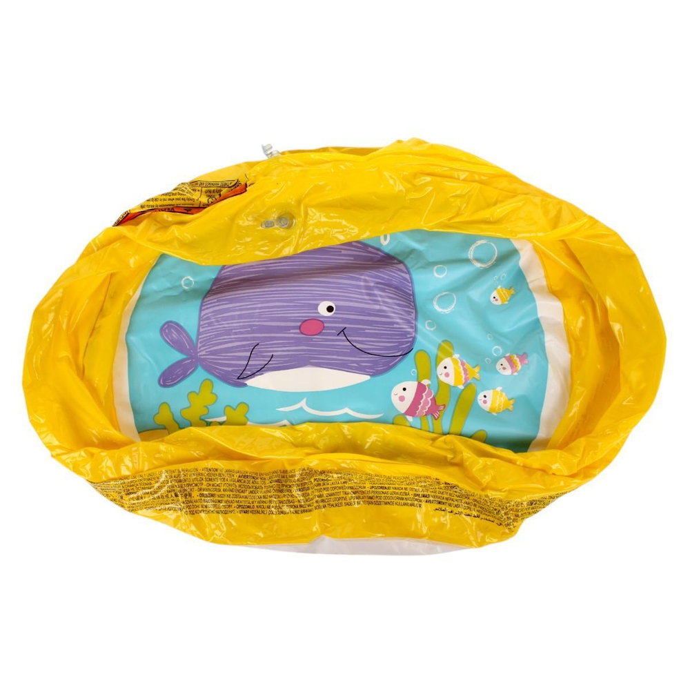 Бассейн надувной "Морские обитатели" 61*15см, цв. желтый 533013 (Intex)