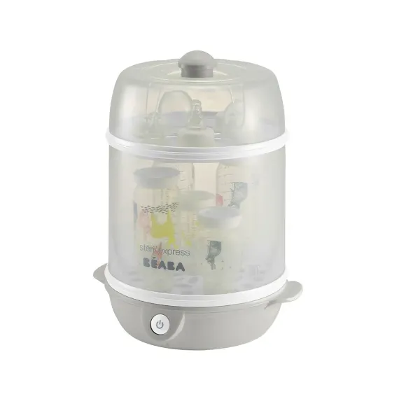 Электрический стерилизатор Beaba 2 в 1 Steril Express Evolutif Grey