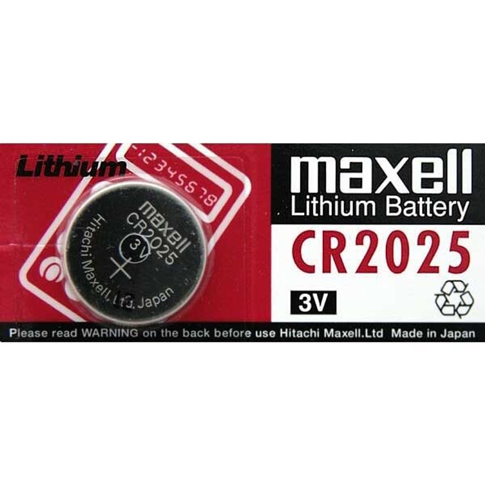 Батарейка литиевая Maxell CR2025