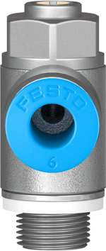 Дроссель с обратным клапаном Festo GRLA-1/8-QS-6-D