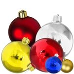 большие шары на уличную елку