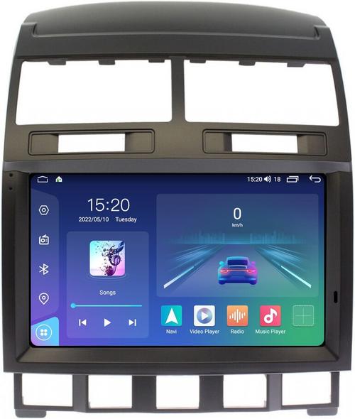 Магнитола для Volkswagen Touareg 2002-2010 - Parafar PF049U2K на Android 13, Быстрая, QLED+2K, CarPlay, 4G SIM-слот