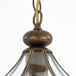 Citilux Гера-2 CL444210 Подвесной светильник витражный Бронза