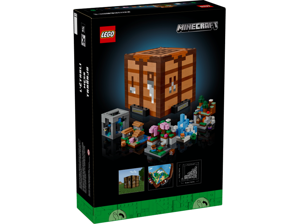 LEGO Minecraft 21265 «Верстак» — основной элемент игры