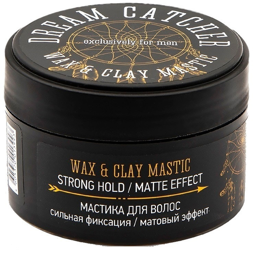 Dream Catcher Wax & Clay Mastic - Мастика для волос Сильная фиксация и матовый эффект 100 гр