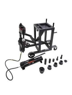 WDK-TKS75M Выпрессовщик шкворней (шкворнедав) гидравлический 75т. С рамой и ручным гидронасосом