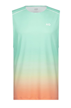 Мужская теннисная футболка Australian Open Performance Tank - calypso ombre