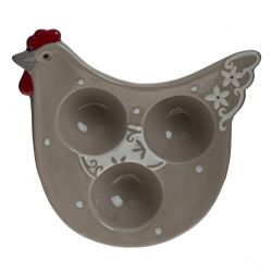 GAEM Тарелка для 3-х яиц, L15 W16 H3 см