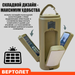 Светодиодный фонарь - лампа "Вертолет" для кемпинга с аккумулятором 6000 мАч №40