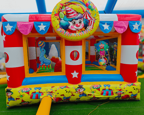 Коммерческий надувной батут «Цирковые трюки» 3,5*3,5*2,6 м