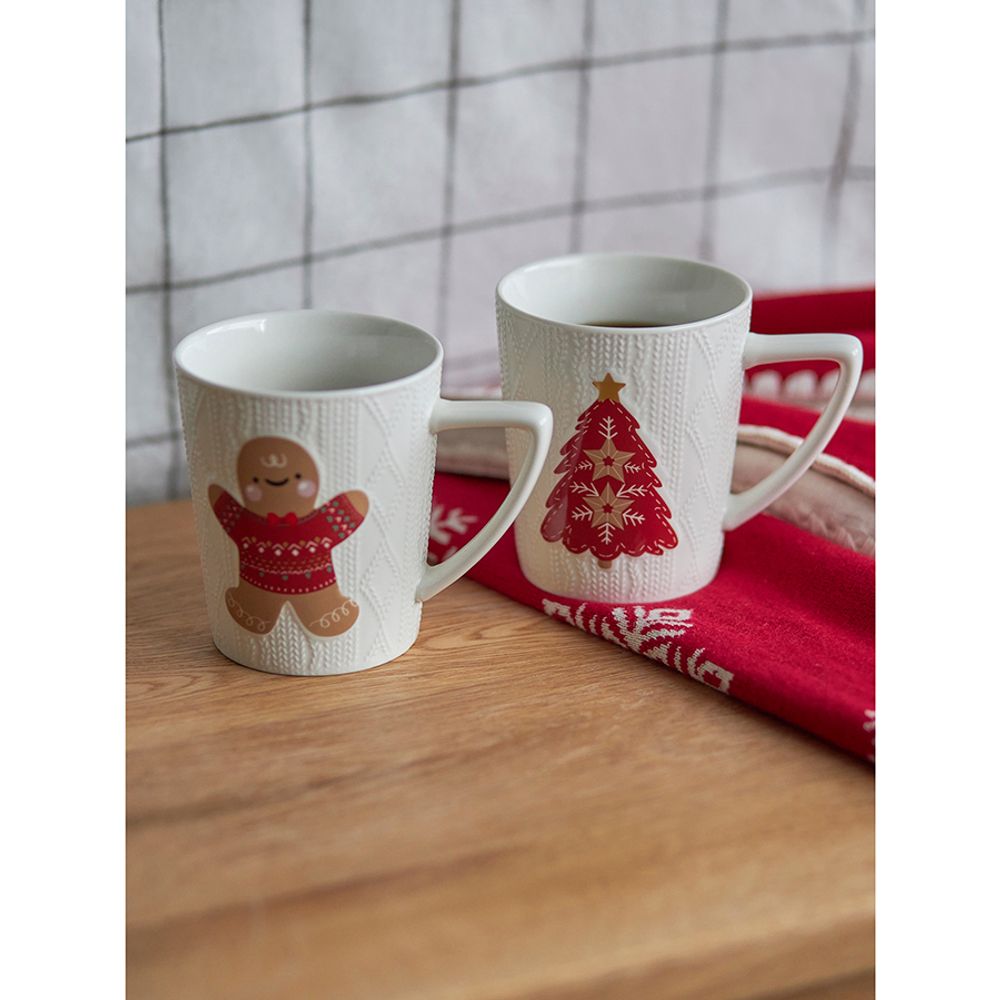 Набор из двух кружек Joyful Christmas из коллекции New Year Essential, 380 мл
