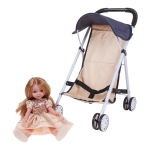 Коляска для кукол сидячая, пакет 935-12