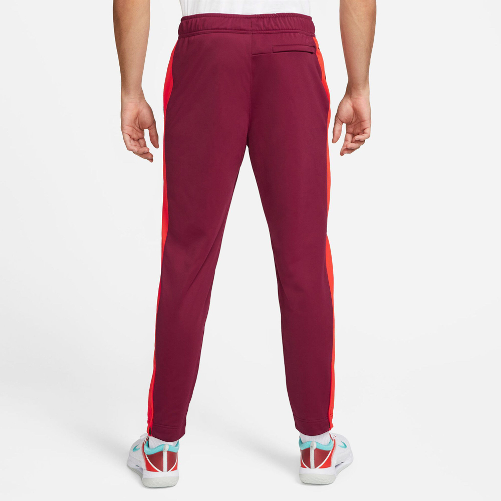 Мужские теннисные штаны Nike Court Heritage Training Pants Men - Dark Red, Orange