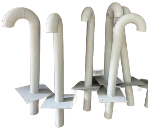 ПК Гусак ПГ1 40-1500 с пластиной 200x200x4 с приваркой, грунт-эмаль RAL7040 1 слой