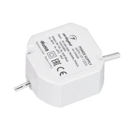 Блок питания ARPV-SP-12024 (12V, 2A, 24W) (Arlight, IP67 Пластик, 5 лет) 033330