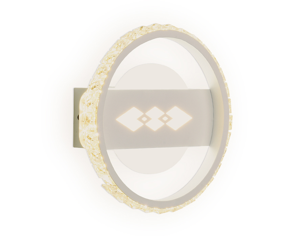 FA221 WH белый LED 6400K+3000K 24W D200*40