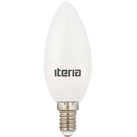 Лампа Iteria Свеча 6W 4100K E14 матовая Iteria