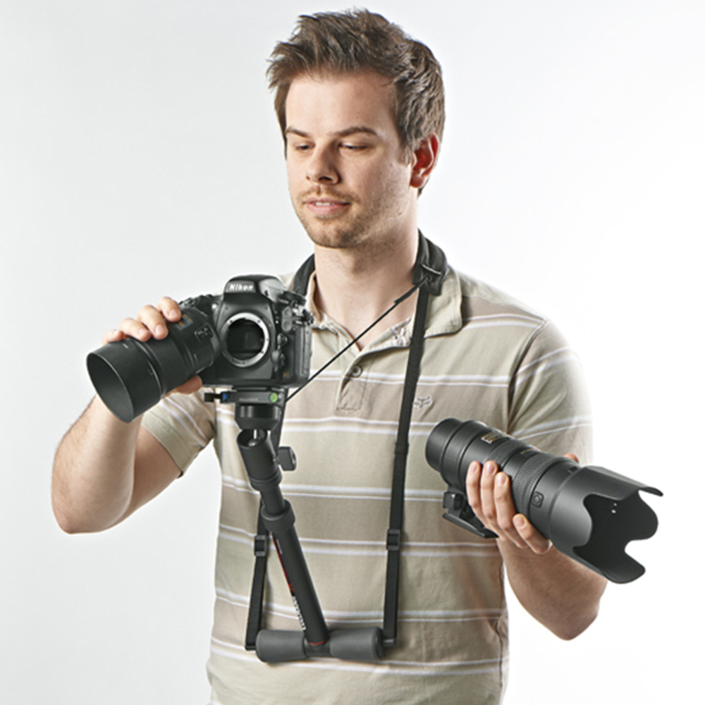 CULLMANN MAGIC ChestPod. Мини-монопод c шаровой головой и грудным упором