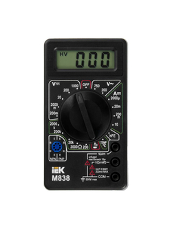 Мультиметр цифровой Universal M838 IEK TMD-2S-838