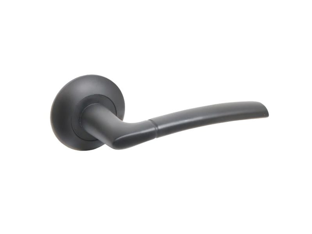 Ручки дверные Стандарт AL27 BL, матовый черный